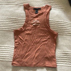 Rust colored Crop Top